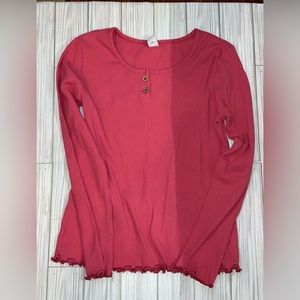 RIBBED GIRLS LONG SLEEVE